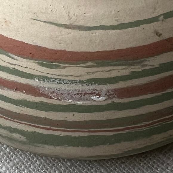 VTG 50s Handmade Studio Pottery Flower Frog Henry Graack Silver Springs Florida - Picture 7 of 10